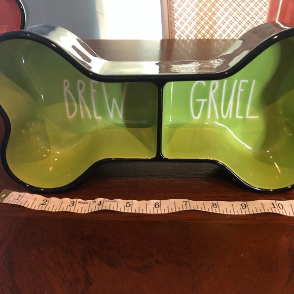 Rae Dunn Bugs and Hisses Canister & two bone shaped bowls - 9.75x4.5 - Picture 5 of 6